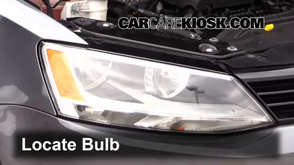 2012 volkswagen jetta headlight bulb replacement